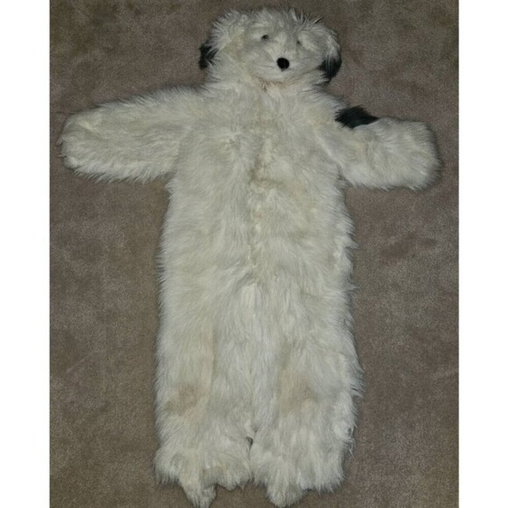 Furry White Sheep Dog Costume
